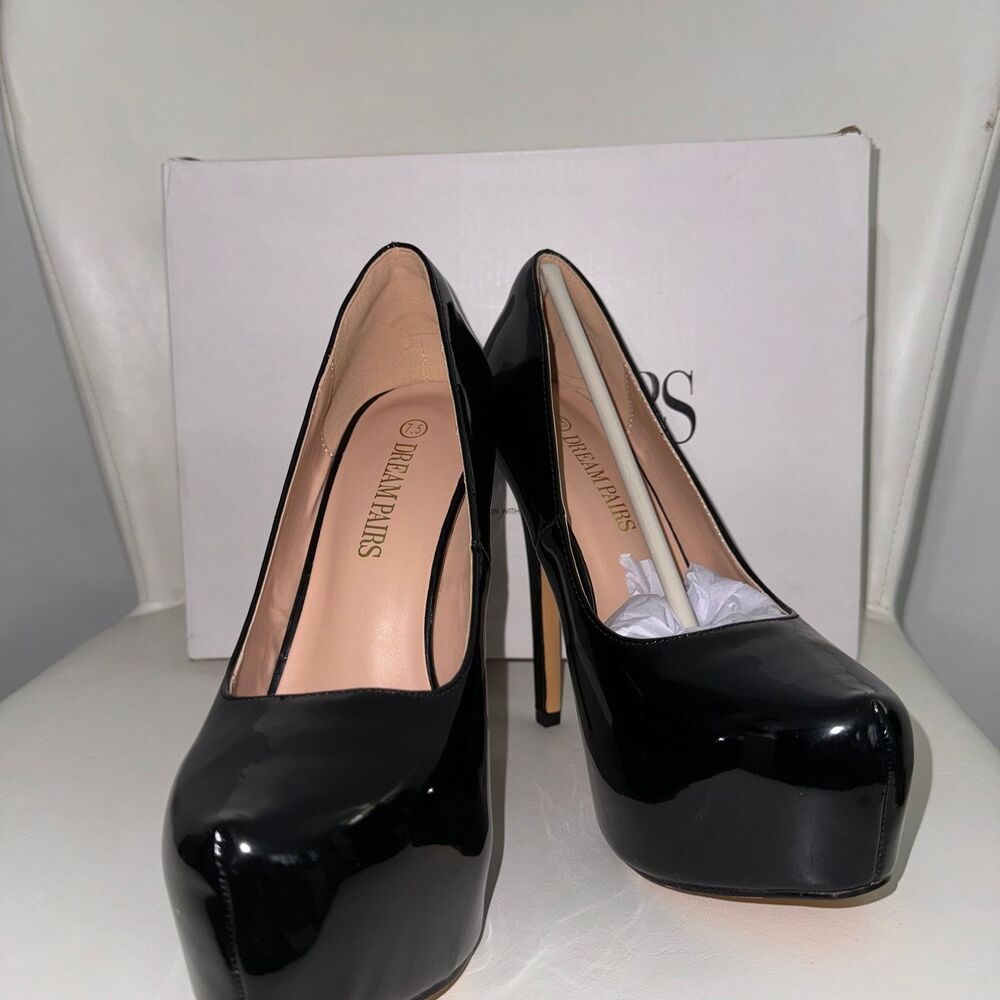 DREAM PAIRS Women's Swan-30 High Heel Platform Dress Pump Shoes